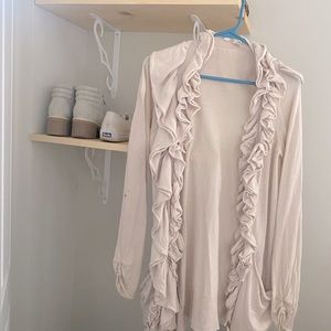 Anthropologie light pink moth sweater!